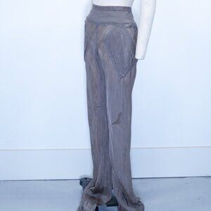 Rick Owens Taupe Silky Pants